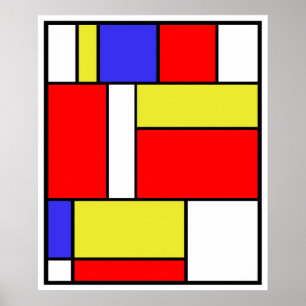 Póster Mondrian #57