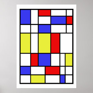 Póster Mondrian #59