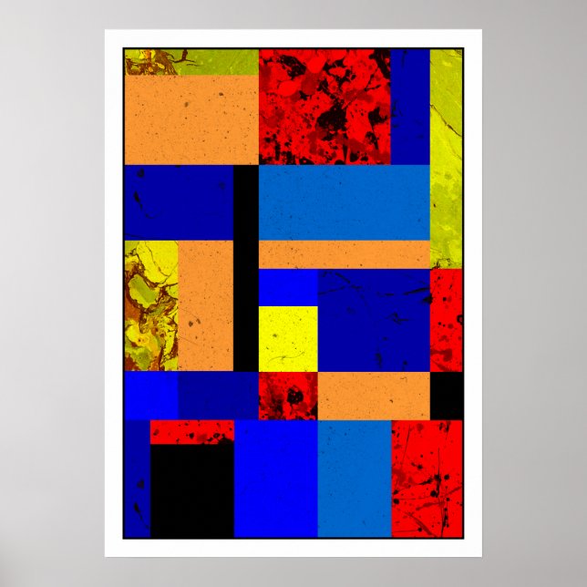 Póster Mondrian #6-1 (Frente)