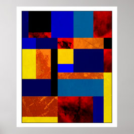 Póster Mondrian #7-1