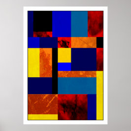 Póster Mondrian #7-1