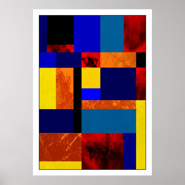 Póster Mondrian #7-1 (Frente)