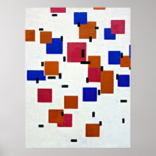 Póster Mondrian - Composición en color A
