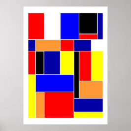 Póster Mondrian No. 48