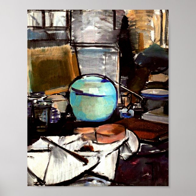 Póster Mondrian - Vida fija con Gingerpot (Frente)