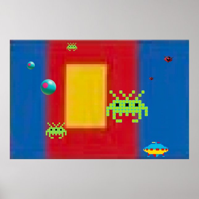 Póster Mondrianos II (Frente)