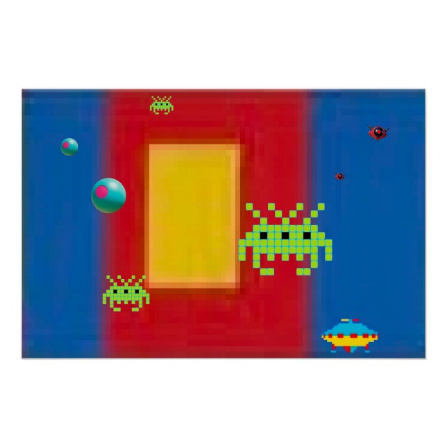 Póster Mondrianos II (Anverso)