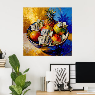 Póster "Moneda de la naturaleza" - Frutos de mi trabajo
