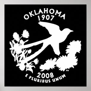 Póster Moneda de Oklahoma