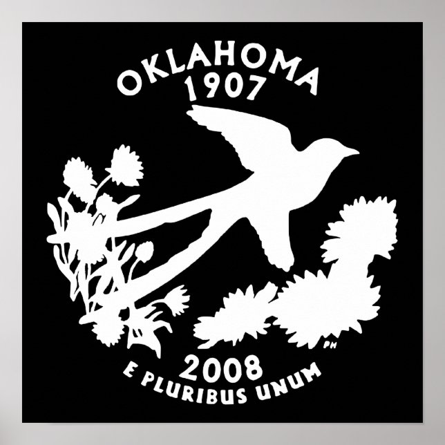 Póster Moneda de Oklahoma (Frente)
