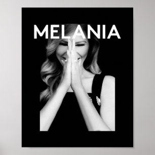 Póster Moneda Meme Criptográfica de Melania