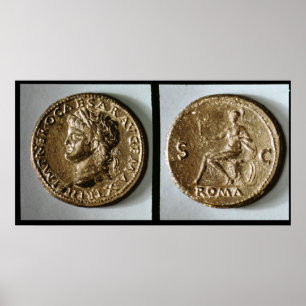 Póster Moneda que representa a Nero