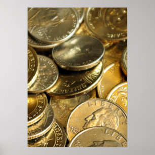 Póster Monedas MF