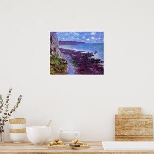 Póster Monet - Acantilado cerca de Dieppe,