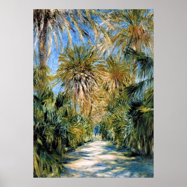 Póster Monet - Argel, el Jardín de Essai (Frente)