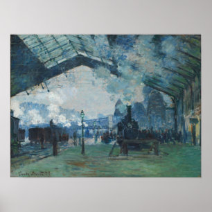 Póster Monet - Arrival Of The Normandy Train