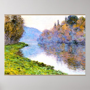 Póster Monet - Bancos del Sena en Jenfosse