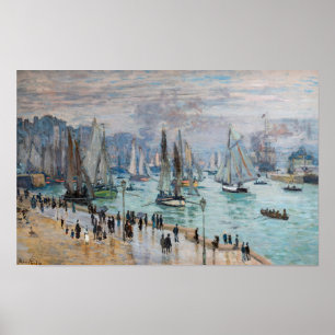 Póster Monet - Barcos de Pesca Saliendo del Puerto, Le Ha