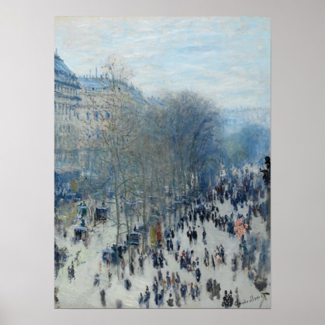 Póster Monet - Boulevard Des Capucines (Frente)