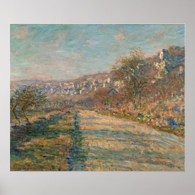 Póster Monet - Carretera De La Roche Guyon (Frente)