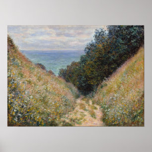 Póster Monet - Carretera En La Cavee Pourville
