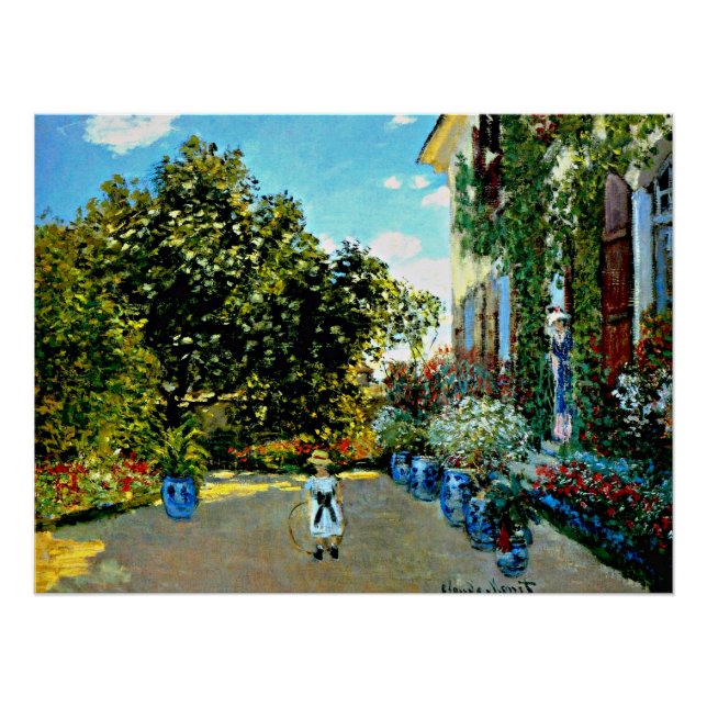 Póster Monet - Casa de artistas en Argentina (Anverso)