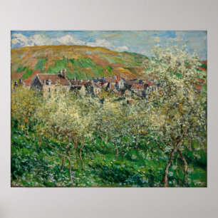 Póster Monet - Ciruelos en Flor