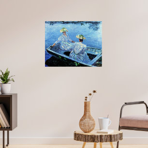 Póster Monet - El bote de la Fila Azul