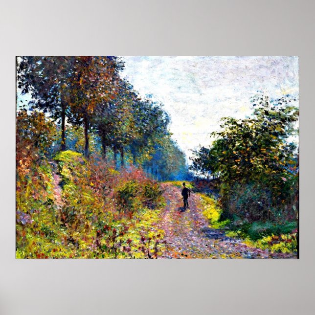Póster Monet - El camino protegido (Frente)