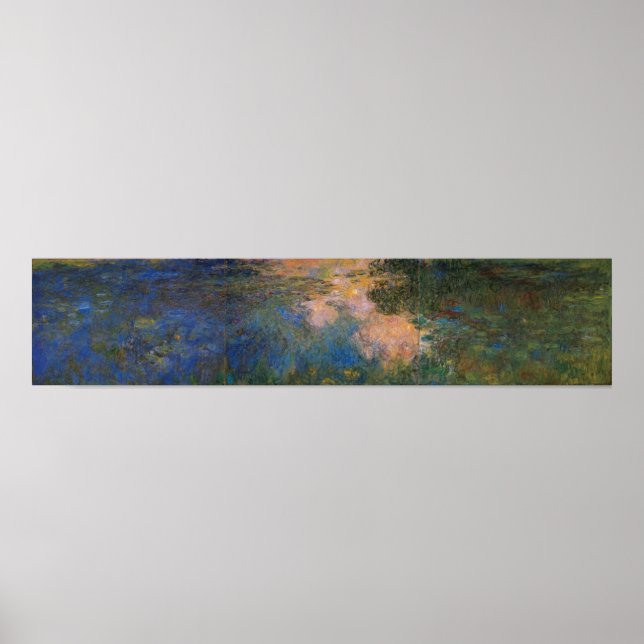 Póster Monet - El estanque de Lily (Frente)