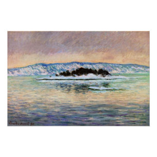 Póster Monet - El fiordo cerca de Christiana