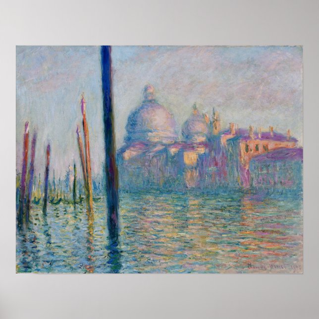 Póster Monet - El Gran Canal De Venecia 1908 (Frente)