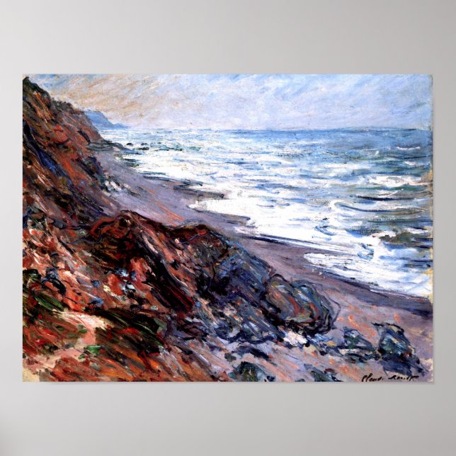 Póster Monet - El mar de Pourville (Frente)