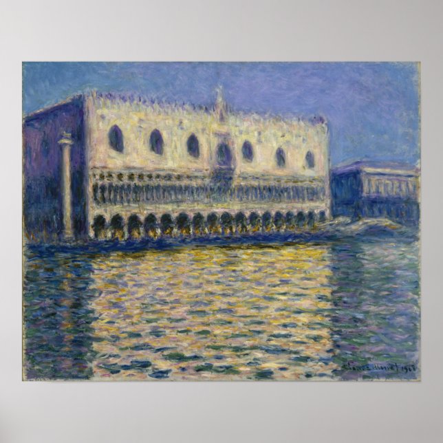Póster Monet - El Palacio de los Perros (Le Palais Ducal) (Frente)