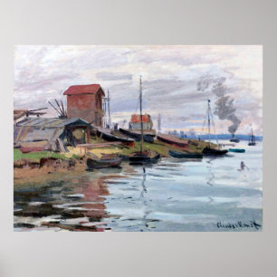 Póster Monet - El Sena en Petit-Gennevilliers
