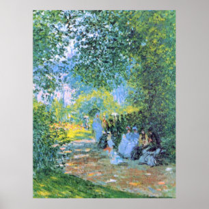 Póster Monet - En el Parc Monceau,