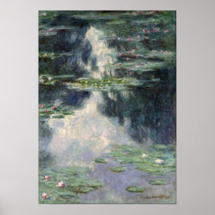 Póster Monet - Estanque con Nenúfares