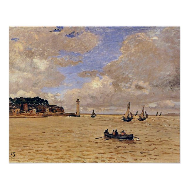 Póster Monet - Faro en el asilo (Anverso)