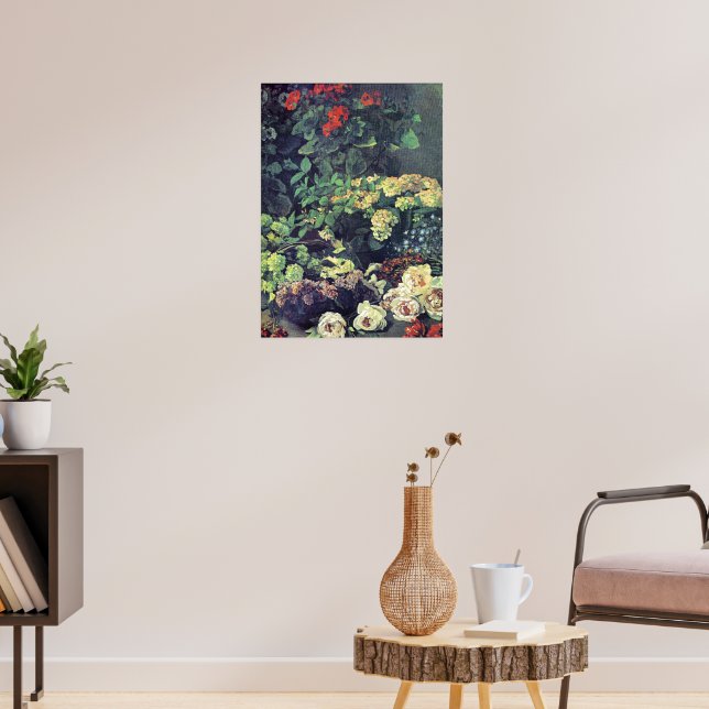 Póster Monet - Flores de primavera (Salón 3)
