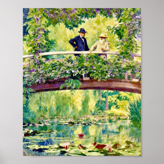 Póster Monet Garden Giverny 1922 (Frente)
