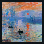 Póster Monet - Impresión, Sunrise,<br><div class="desc">Amanecer,  famoso cuadro de Claude Monet.</div>