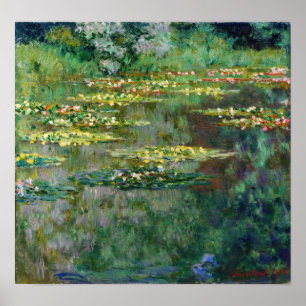 Póster Monet - La cuenca de las Ninfas