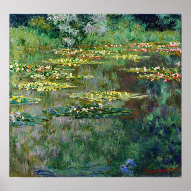 Póster Monet - La Cuenca de Nympheas (Frente)