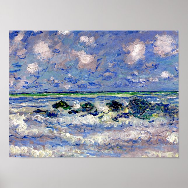Póster Monet - La Ola (Frente)
