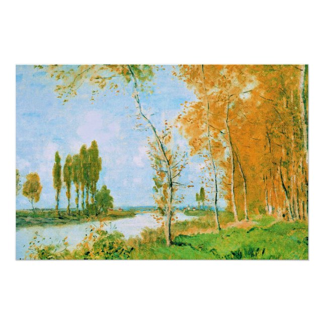 Póster Monet - La Primavera en Argenteuil, (Anverso)