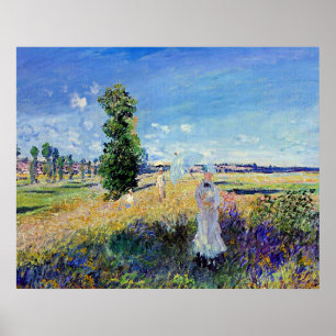 Póster Monet - La Promenade, pintura famosa,