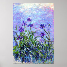 Póster Monet Lilac Irises