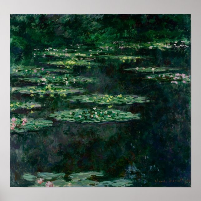 Póster Monet - Lilies de agua (Frente)