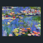 Póster Monet - Lilies de agua, 1916,<br><div class="desc">Famoso cuadro de Claude Monet,  Water Lilies 1916</div>