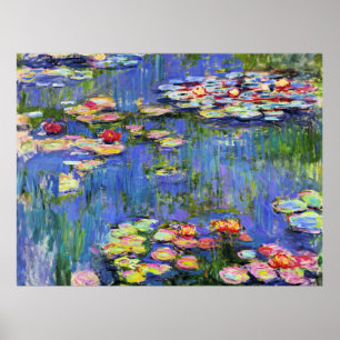 Póster Monet - Lilies de agua, 1916,